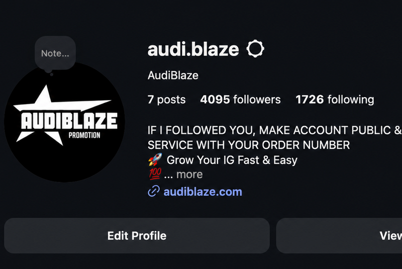 Before AudiBlaze
