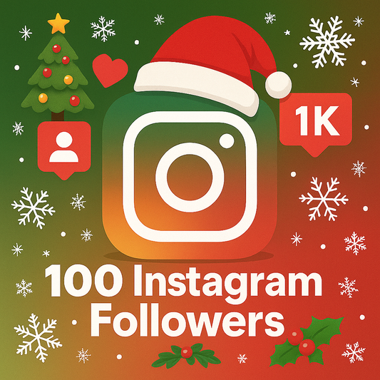100 Instagram Package - $3 CHRISTMAS FLASH SALE!!