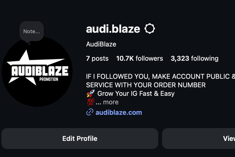 After AudiBlaze